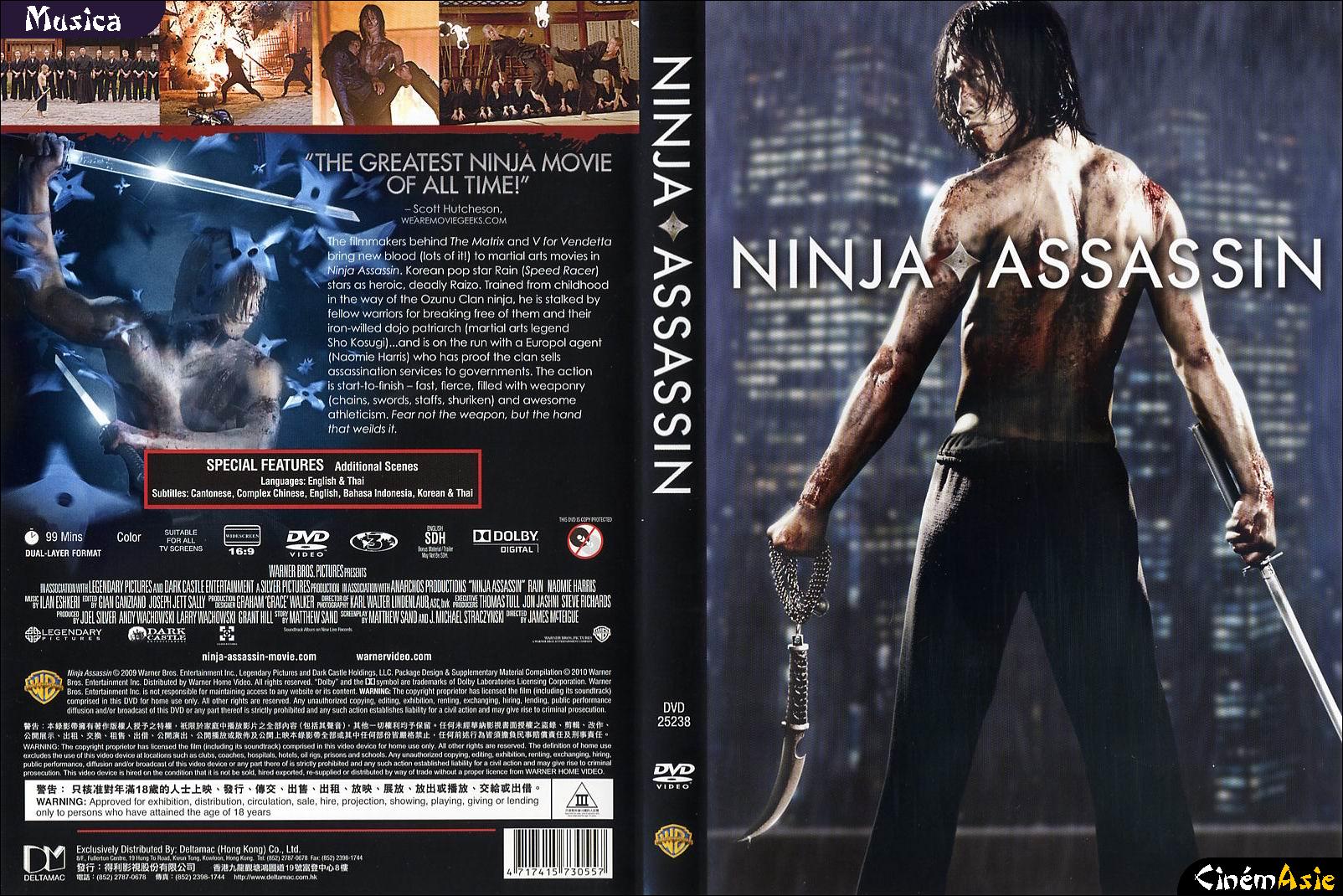 Ninja Assassin (DVD, 2009)